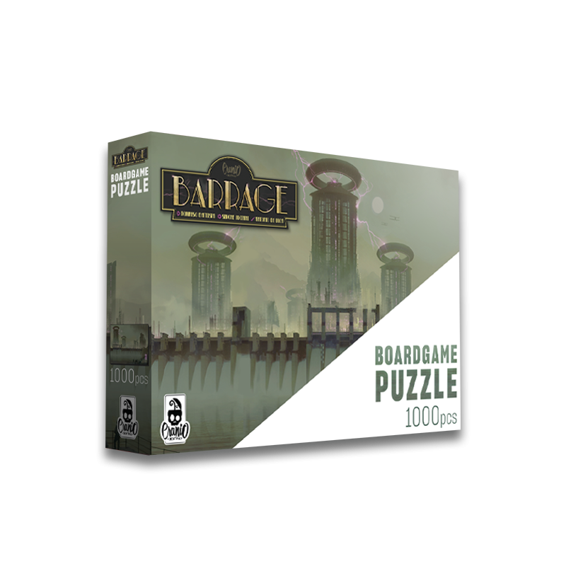 Cranio Creations - Barrage The Nile Affair - Espansione In Italiano Con Nuova Mappa E Azione Irrigazione, Per 2-4 Giocatori, 14+ Anni