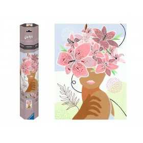 FIORI b canvas CREART kit artistico CON COLORI multicolor RAVENSBURGER età 14+ Ravensburger - 1