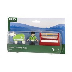 SALTO AD OSTACOLI treni in legno BRIO trenino 33745 cavallo fantino palizzate 3+ SALTO AD OSTACOLI treni in legno BRIO trenino 33745 cavallo fantino palizzate 3+