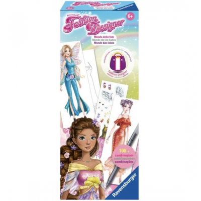 MONDO DELLE FATE kit artistico FASHION DESIGNER ravensburger FAIRY età 6+ Ravensburger - 1