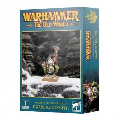 DWARF RUNESMITH miniatura DWARFEN MOUNTAIN HOLDS warhammer THE OLD WORLD età 12+ Games Workshop - 1