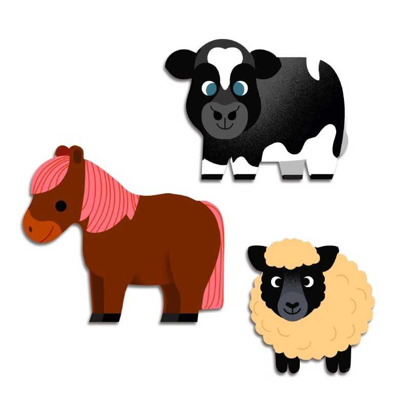 50 Adesivi A Tema Fattoria Per Bambini – Animali Della Fattoria In PVC – 4-6 Cm – Decorazioni Colorate, Riutilizzabili E Impermeabili