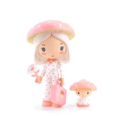 AMY & MUSHY fata TINYLY action figure DJECO in resina DJ06967 miniatura SNODABILE età 4+ Djeco - 1