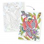 COLOURING GALLERY disegni da colorare UCCELLI volatili DJECO kit artistico DJ08691 età 8+ Djeco - 2