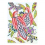 COLOURING GALLERY disegni da colorare UCCELLI volatili DJECO kit artistico DJ08691 età 8+ Djeco - 4