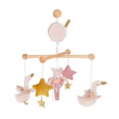 GIOSTRINA MUSICALE la petite ecole de danse PER LA CULLA con inserti morbidi MOULIN ROTY età 0+ Moulin Roty - 1