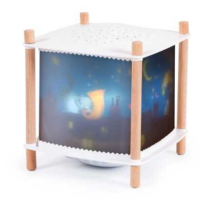 LAMPADA luce da notte musicale LES MOUSTACHES lanterna magica MOULIN ROTY età 0+ Moulin Roty - 1