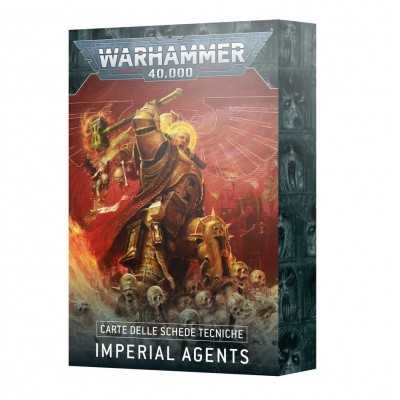 CARTE DELLE SCHEDE TECNICHE imperial agents AGENTI IMPERIALI warhammer 40k IN ITALIANO età 12+ Games Workshop - 1