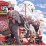 PUZZLE 750 AROUND THE WORLD IN 80 DAYS ravensburger ART & SOUL quadrato 750 PEZZI Ravensburger - 1