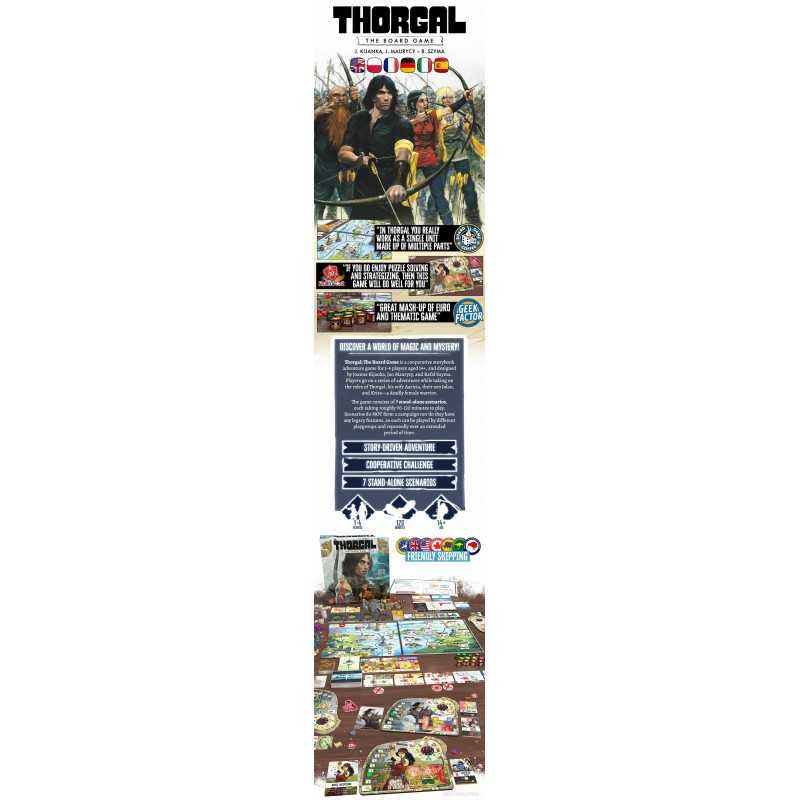 THORGAL THE BOARD GAME exclusive Gamefound edition in English
