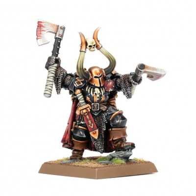CHAMPION OF CHAOS WITH ADDITIONAL HAND WEAPON miniatura WARRIORS OF CHAOS warhammer THE OLD WORLD età 12+ Games Workshop - 1