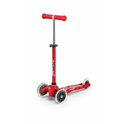 MONOPATTINO scooter MINI MICRO a 3 ruote DELUXE LED originale ROSSO età 2+ Micro Monopattini - 1