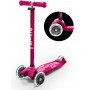 MONOPATTINO scooter MAXI MICRO a 3 ruote DELUXE LED originale ROSA età 5+ Micro Monopattini - 3