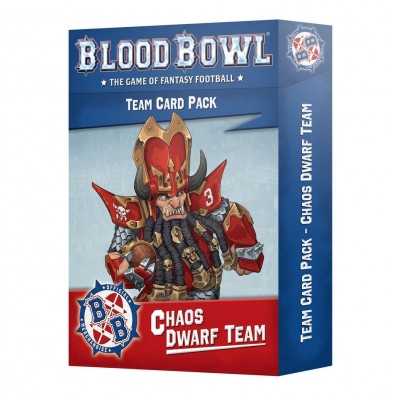 CHAOS DWARF TEAM card pack BLOOD BOWL warhammer IN INGLESE età 12+ Games Workshop - 1