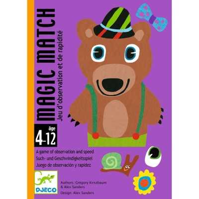 MAGIC MATCH animali GIOCO DI CARTE di osservazione e rapidità DJECO DJ05082 età 4+ Djeco - 1