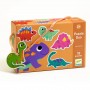 PUZZLE DUO ad incastro DINOSAURI in cartone DJECO DJ08263 età 2+ Djeco - 1