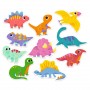 PUZZLE DUO ad incastro DINOSAURI in cartone DJECO DJ08263 età 2+ Djeco - 2