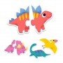 PUZZLE DUO ad incastro DINOSAURI in cartone DJECO DJ08263 età 2+ Djeco - 3