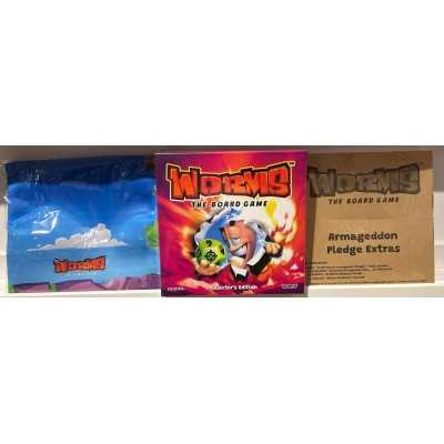 WORMS THE BOARDGAME COLLECTOR EDITION KICKSTARTER ARMAGEDDON  gioco da tavolo MANTIC - 1