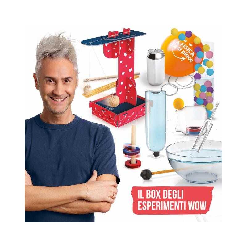 L'ESPERIMENTO CHE CI PIACE kit scientifico HEADU gioco educativo BOX DA 12 età 8