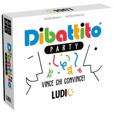 DIBATTITO PARTY game GIOCO DA TAVOLO ludic IN ITALIANO età 10+ LUDIC - 1
