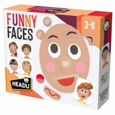 FUNNY FACES gioco educativo HEADU facce ECO PLAY età 3+ HEADU - 1