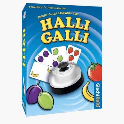 HALLI GALLI Giochi Uniti EDIZIONE ITALIANA gioco da tavolo CAMPANELLO età 6+ Giochi Uniti - 1