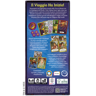 Giochi Di Ruolo Da Tavolo Gioco Di Carte Il Signore Degli Anelli: Ered Mithrin - Espansione Campagna, 1-4 Giocatori, 14 Anni Il Signore Degli Anelli Il Destino Della Compagnia