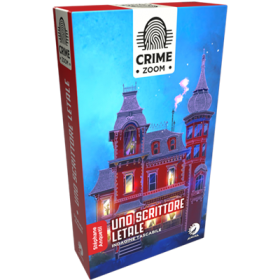 UNO SCRITTORE LETALE indagine tascabile CRIME ZOOM gioco investigativo IN ITALIANO età 12+ Asmodee - 1