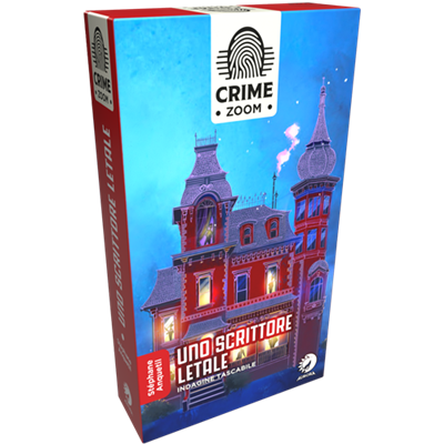 UNO SCRITTORE LETALE indagine tascabile CRIME ZOOM gioco investigativo IN ITALIANO età 12+ Asmodee - 1