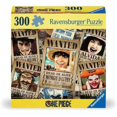 PUZZLE 300 PEZZI ravensburger ONE PIECE cm 27 x 40 WANTED Ravensburger - 1
