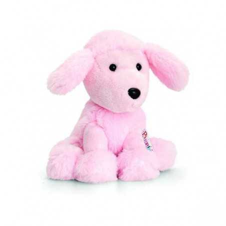 PELUCHE CANE BARBONCINO ROSA 14 cm Pippins Keel Toys CLASSICO pupazzo bambola pet