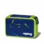 ASTUCCIO MAXI scuola 3 ZIP triplo scomparto ERGOBAG materiale riciclato FRONT RUNBEAR blu Ergobag - 1