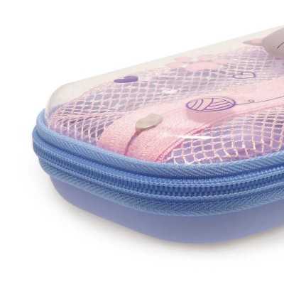 Astuccio per matite con gattino kawaii, in tela, con cerniera
