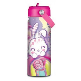 BORRACCIA in acciaio inox SJ GANG seven GIRL vol 500 ml CONIGLIO caldo e freddo SEVEN - 1