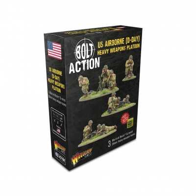 US AIRBORNE D-DAY HEAVY WEAPONS PLATOON set di miniature BOLT ACTION in resina e metallo WARLORD GAMES età 14+ Warlord Games - 1