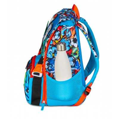 Zaino Della Scuola Zainhi Dei Bambini Borsa Di Viaggio Di Vista Frontale Per Backpacking Il Modello Vettore D Ha Isolato Image137820021