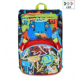 ZAINO scuola SJ GANG seven BIG backpack GAME LED BOY estensibile ZAINO scuola SJ GANG seven BIG backpack GAME LED BOY estensibile SEVEN - 1