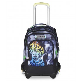 TROLLEY JACK tre ruote 3WD scuola DETACH seven SPRINT PAINT BOY vol 37 litri ZAINO staccabile 3 IN 1 TROLLEY JACK tre ruote 3WD scuola DETACH seven SPRAY PAINT BOY vol 37 litri ZAINO staccabile 3 IN 1 SEVEN - 1