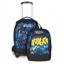 TROLLEY JACK tre ruote 3WD scuola DETACH seven HIDDEN SPOT BOY vol 37 litri ZAINO staccabile 3 IN 1 SEVEN - 2