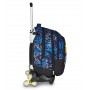 TROLLEY JACK tre ruote 3WD scuola DETACH seven HIDDEN SPOT BOY vol 37 litri ZAINO staccabile 3 IN 1 SEVEN - 4