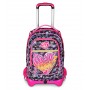 TROLLEY JACK tre ruote 3WD scuola GAME LED seven GIRL vol 33 litri ZAINO staccabile SEVEN - 2
