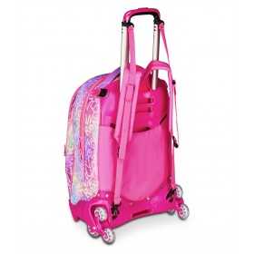 TROLLEY JACK tre ruote 3WD scuola FANTASYS seven GIRL vol 33 litri ZAINO staccabile