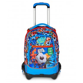 TROLLEY JACK tre ruote 3WD scuola TINYPATCH seven BOY vol 33 litri ZAINO staccabile TROLLEY JACK tre ruote 3WD scuola TINYPATCH seven BOY vol 33 litri ZAINO staccabile SEVEN - 1