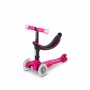 MINI2GROW scooter MICRO DELUXE magic LED rosa MONOPATTINO età 1+ Micro Monopattini - 2
