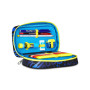 ASTUCCIO attrezzato SPEED CASE con zip HIDDEN SPOT BOY seven SCUOLA completo di materiale