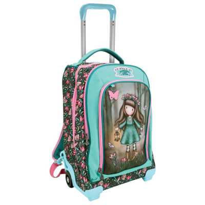 TROLLEY scuola e tempo libero WOODLAND WILDFLOWER santoro GORJUSS zaino 1219GJ12