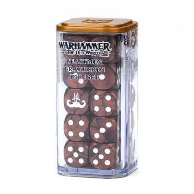 DICE SET di 20 dadi BEASTMEN BRAYHERDS warhammer THE OLD WORLD età 12+