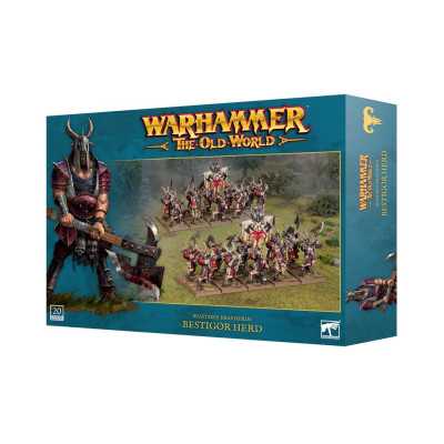 BESTIGOR HERD set di 20 miniature BEASTMEN BRAYHERDS warhammer THE OLD WORLD età 12+