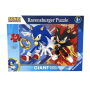 PUZZLE 24 PEZZI ravensburger SONIC E SHADOW giant floor puzzle 69 X 49 CM età 3+